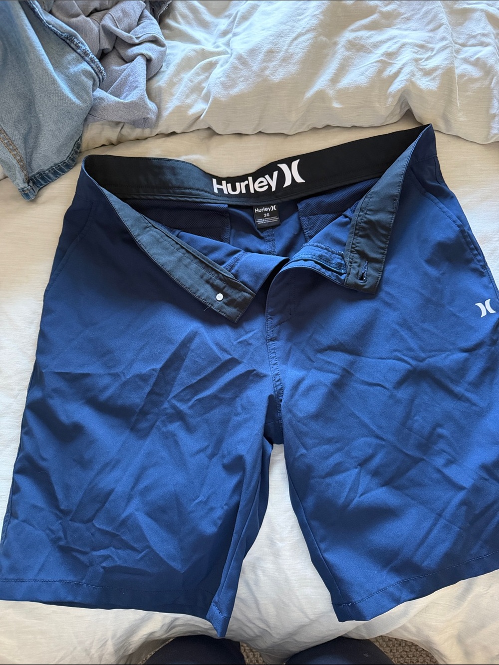 Hurley Blue Men's Swim Hybrids